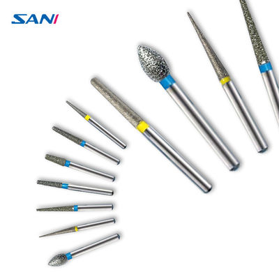 Υψηλή σκληρότητα 11mm οδοντικό CE Burs διαμαντιών Handpiece εγκεκριμένο